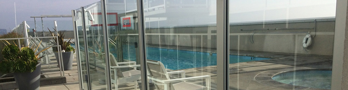 Aluminum, Glass Wind Barriers - Hansen Architectural Systems